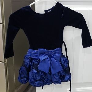 Girls size 3t  dark blue dress